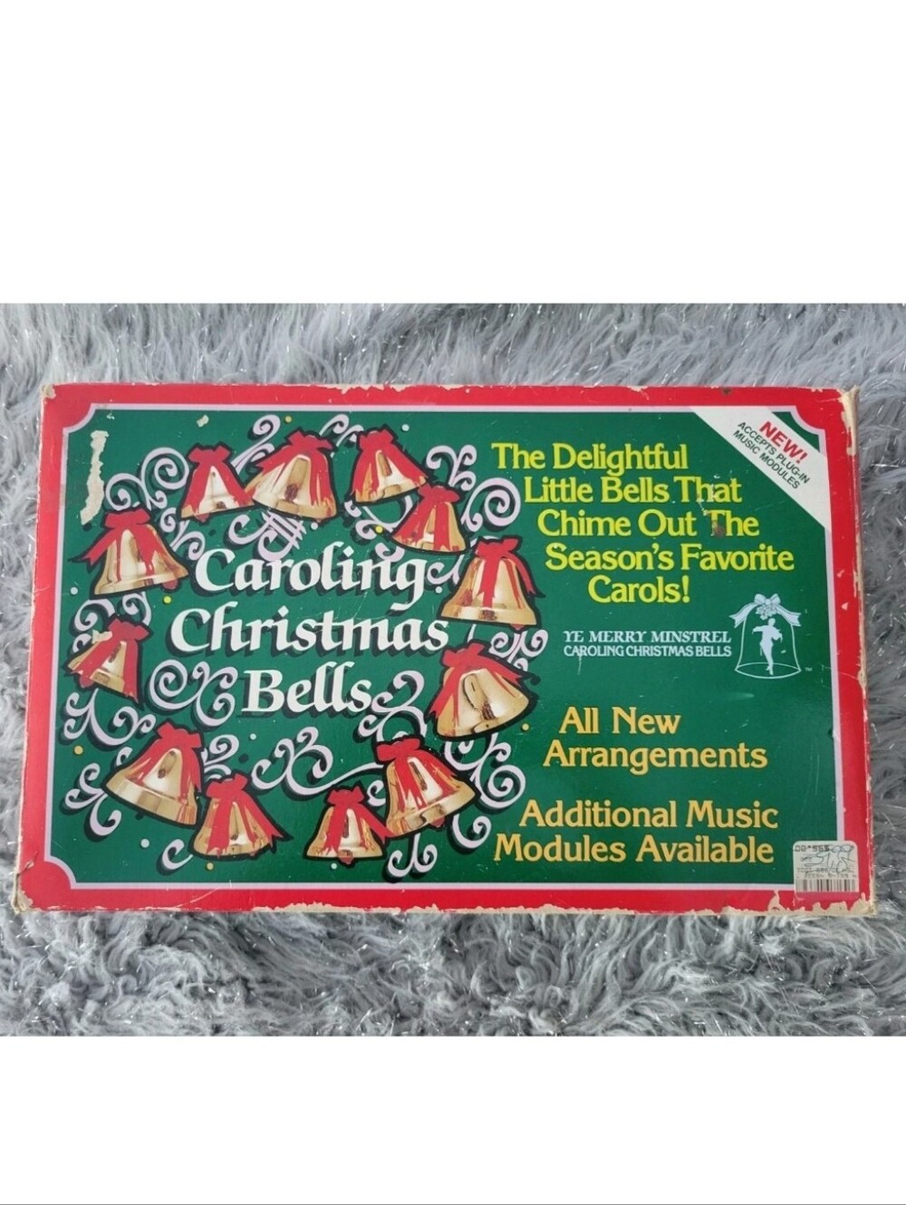 Vintage Merry Minstrel Caroling Christmas 12 Bells Capricorn 25 Holiday Carols